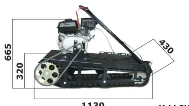 Мотобуксировщик XTREME-MOTORS "Конек-Горбунок" 6.5 л.с. в Грозном