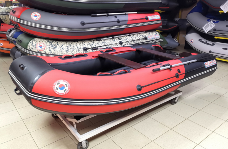 КОМПЛЕКТ Лодка MISHIMO PRO 350 + ЛОДОЧНЫЙ МОТОР MARLIN MP 9.9 (20) AMHS PRO в Грозном