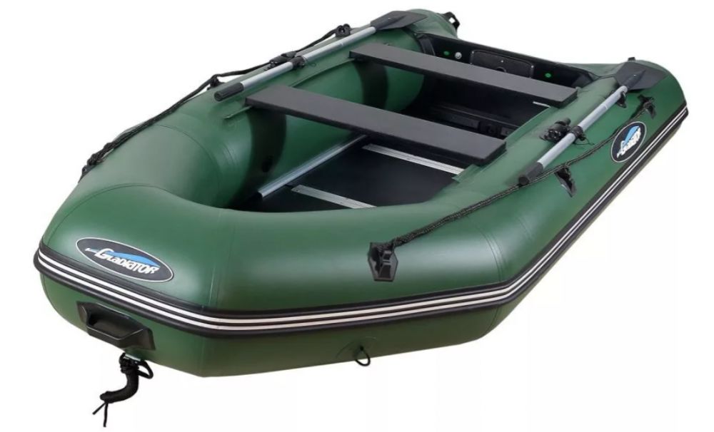 МОТОРНО-ГРЕБНАЯ ЛОДКА ПВХ GLADIATOR А 340 ТК С ФАНЕРНЫМ ПОЛОМ в Грозном