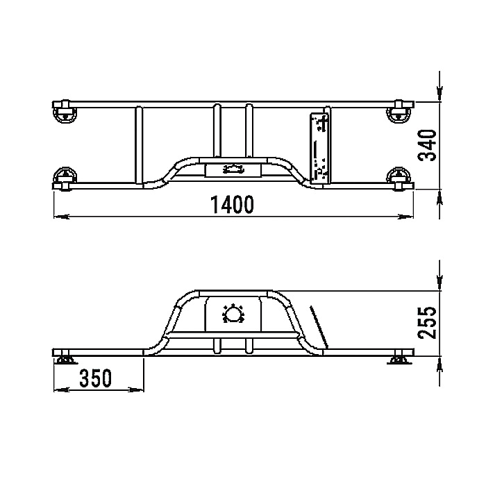 Стойка рулевая с бортовым креплением малая в Грозном