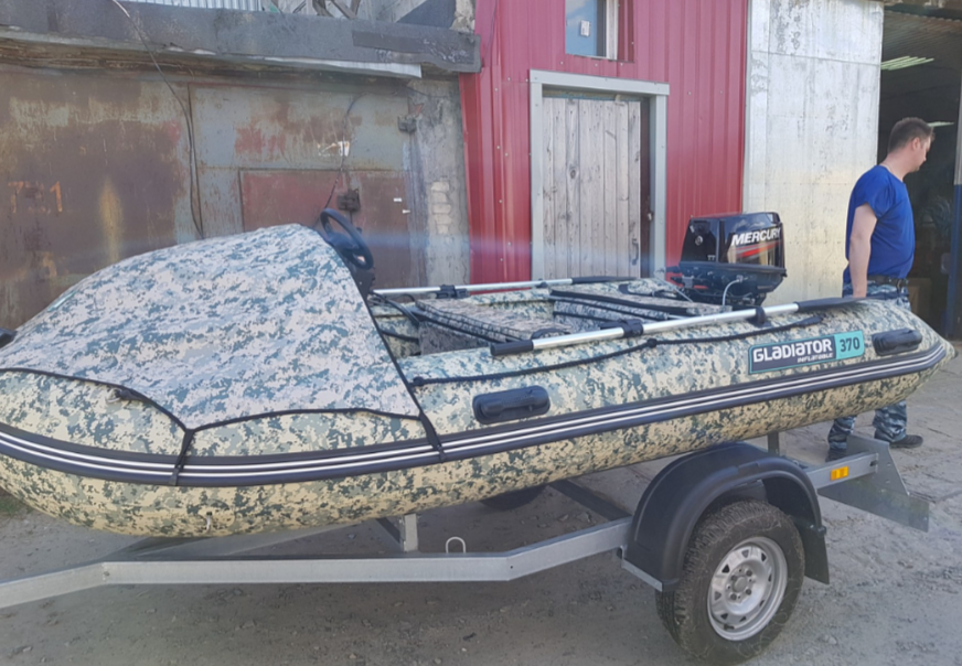 НАДУВНАЯ ЛОДКА GLADIATOR C370AL в Грозном