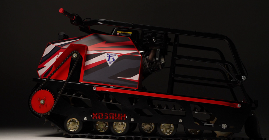 Мотобуксировщик Бурлак ХОЗЯИН-2 в Грозном