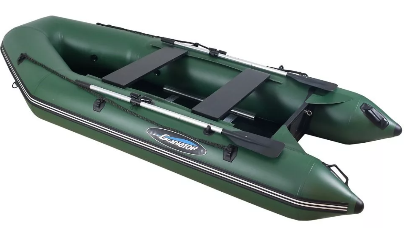 МОТОРНО-ГРЕБНАЯ ЛОДКА ПВХ GLADIATOR A 320 ТК С ФАНЕРНЫМ ПОЛОМ в Грозном