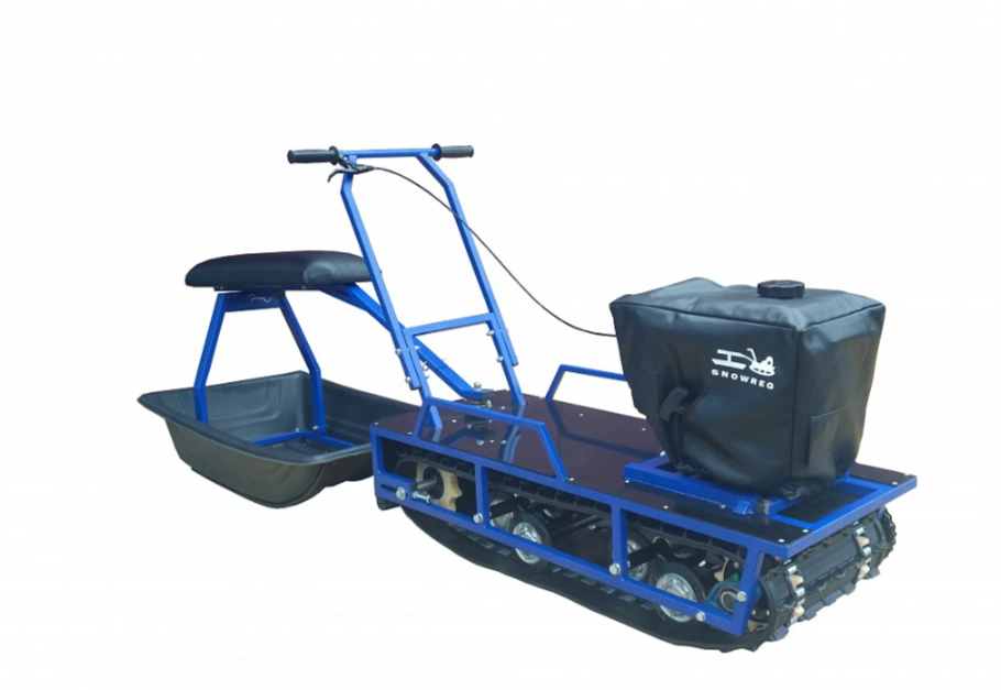 Мотобуксировщик Альбатрос-L 9 с фарой в Грозном