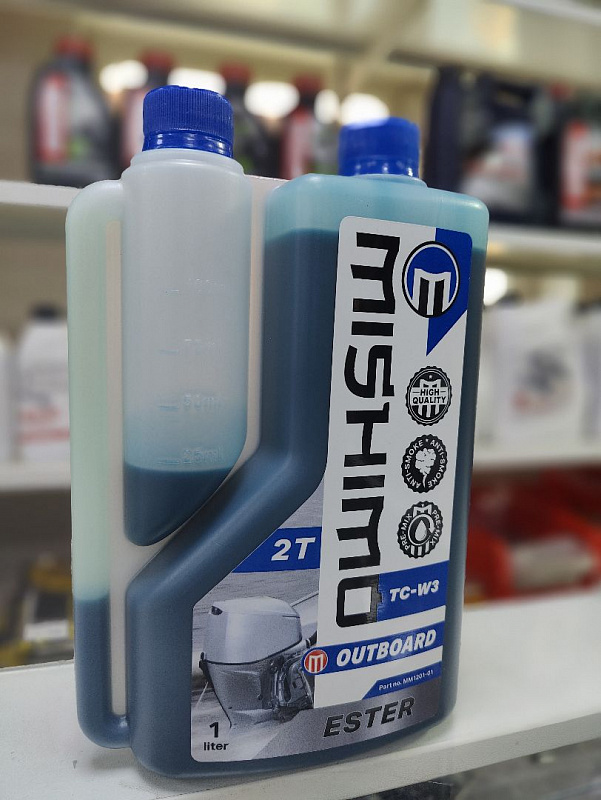 Масло MISHIMO 2T OUTBOARD (ESTER) полусинтетика 1 л в Грозном