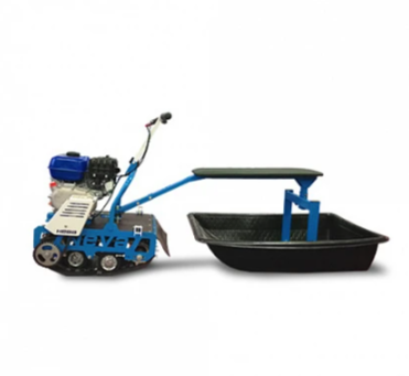 Мотобуксировщик НЕВА МС-1-YA (MX200) с санями и сиденьем в Грозном