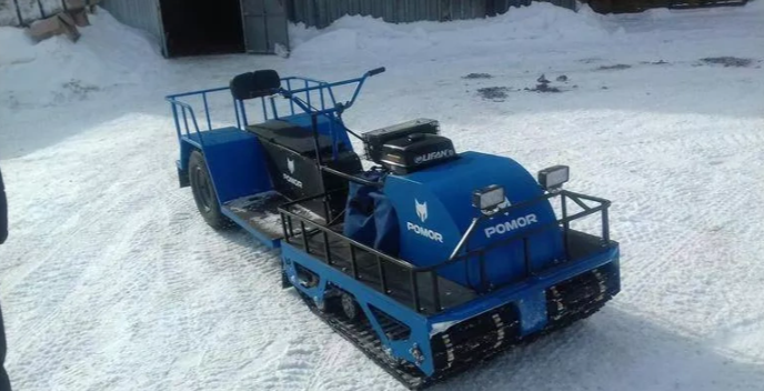 Мотобуксировщик POMOR X-2 K18 в Грозном