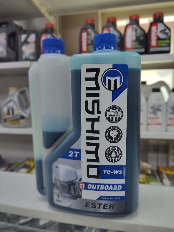 Масло MISHIMO 2T OUTBOARD (ESTER) полусинтетика 1 л в Грозном