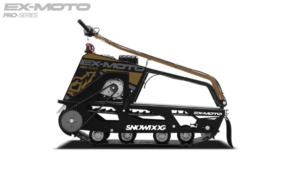 Мотобуксировщик EX-MOTO SNOWDOG S380 8л.с. в Грозном