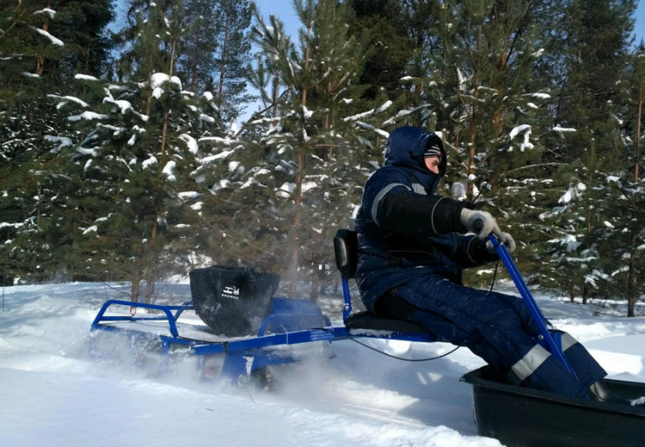 Мотобуксировщик толкач Альбатрос-XL8 с модулем. Без фары, тележки в Грозном