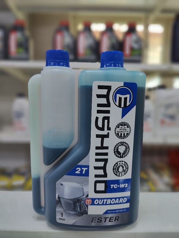 Масло MISHIMO 2T OUTBOARD (ESTER) полусинтетика 1 л в Грозном
