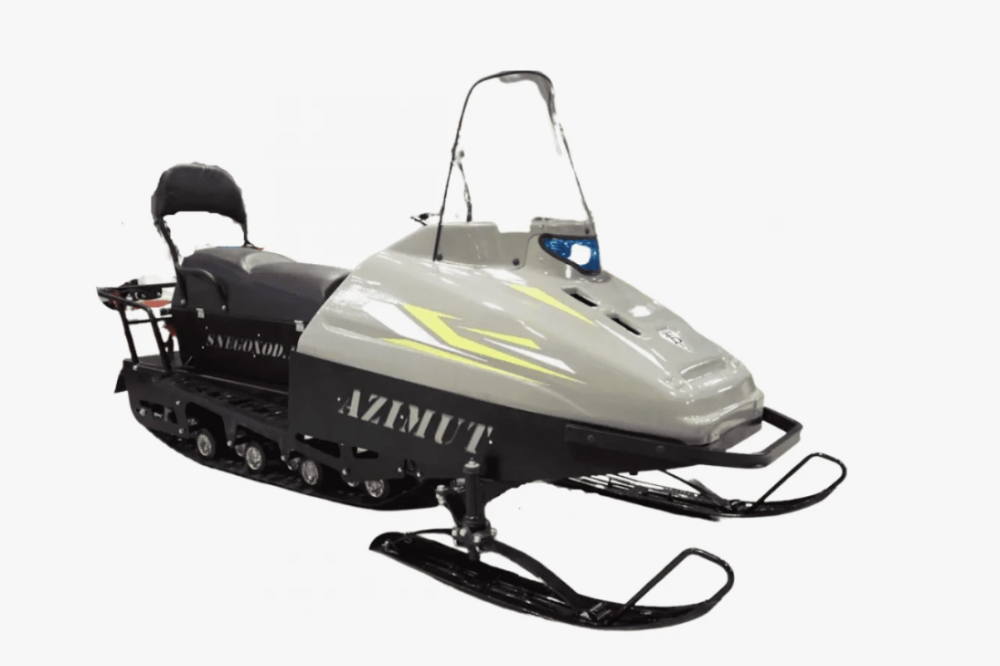 Миниснегоход Бурлак Азимут 20 л.с. , эл.запуск, реверс, тормоз гидравл, капот серый в Грозном