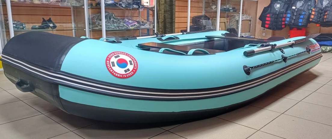 КОМПЛЕКТ ЛОДКА MISHIMO LITE 335 + МОТОР 9,8 Л.С. в Грозном