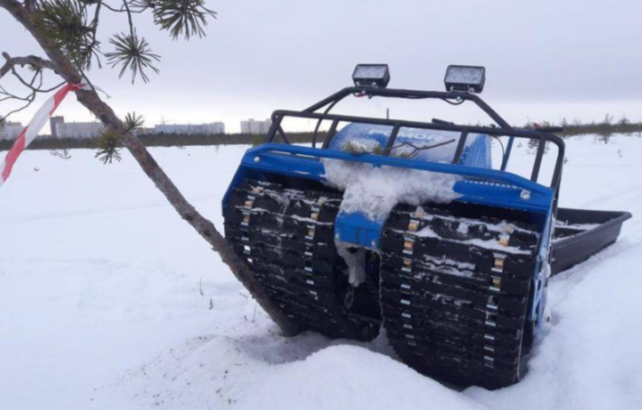 Мотобуксировщик POMOR X-2 K18 в Грозном