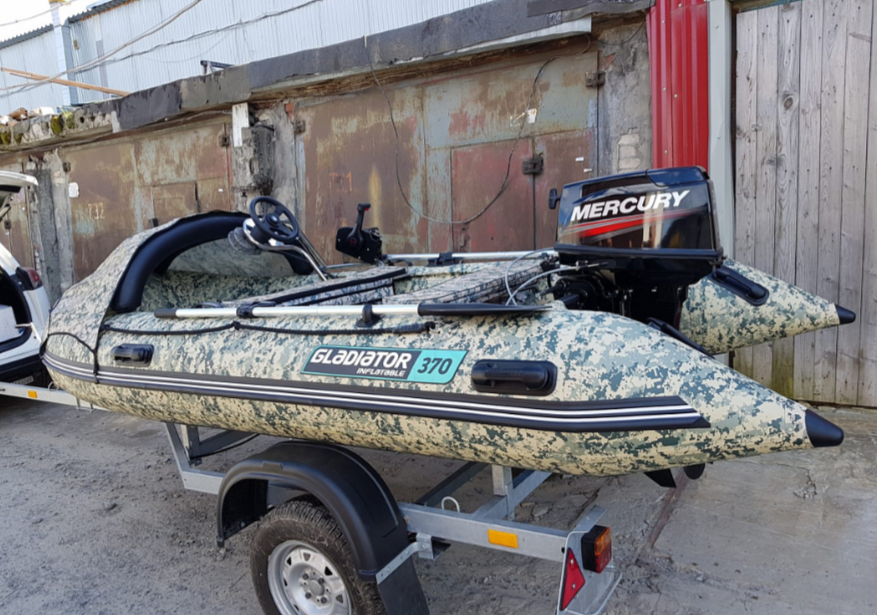 НАДУВНАЯ ЛОДКА GLADIATOR C370AL в Грозном