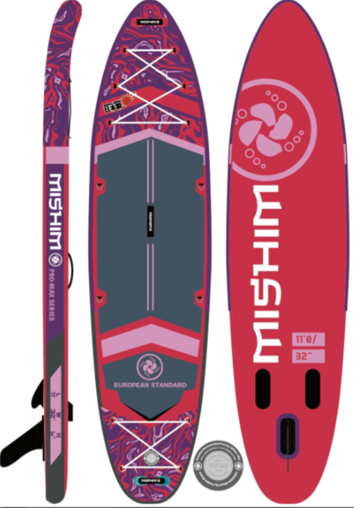 SUP (САП) Доска MISHIMO PRO-MAX Viva Magenta 10.6’ (320см) в Грозном