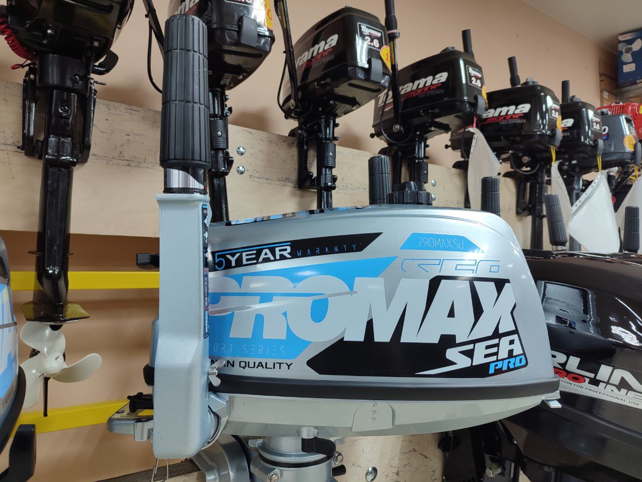 Лодочный мотор PROMAX SP5FHS (внешний бак 12 л) в Грозном
