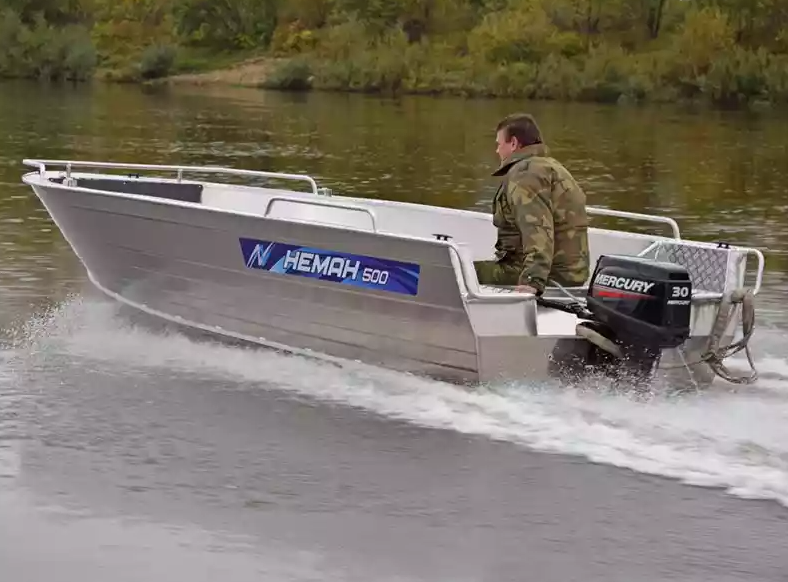 Алюминиевая лодка Неман-500 P в Грозном