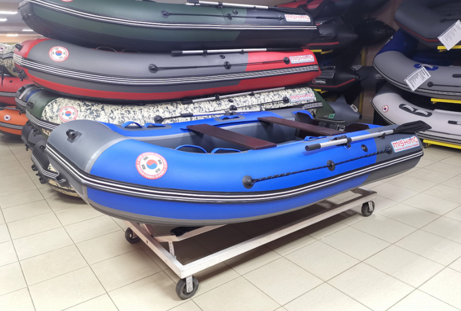 КОМПЛЕКТ Лодка MISHIMO PRO 350 + ЛОДОЧНЫЙ МОТОР MARLIN MP 9.9 (20) AMHS PRO в Грозном