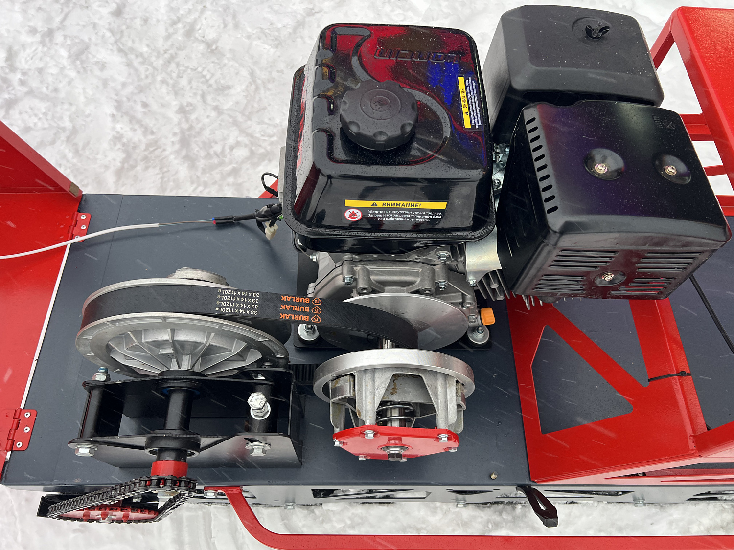 Мотобуксировщик EX-MOTO SNOWDOG S500 15л.с в Грозном