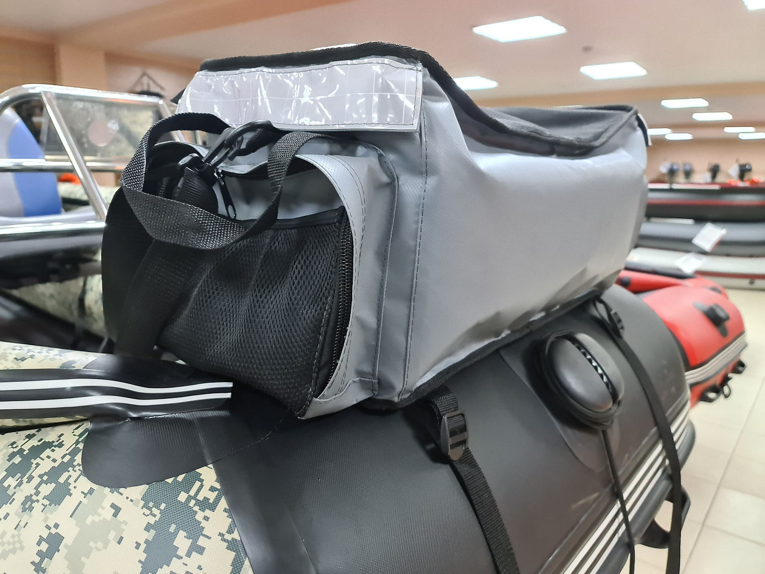 СУМКА ЛЮКС НА БАЛЛОН ДЛЯ ЛОДОК ПВХ 50Х25Х25 СМ в Грозном