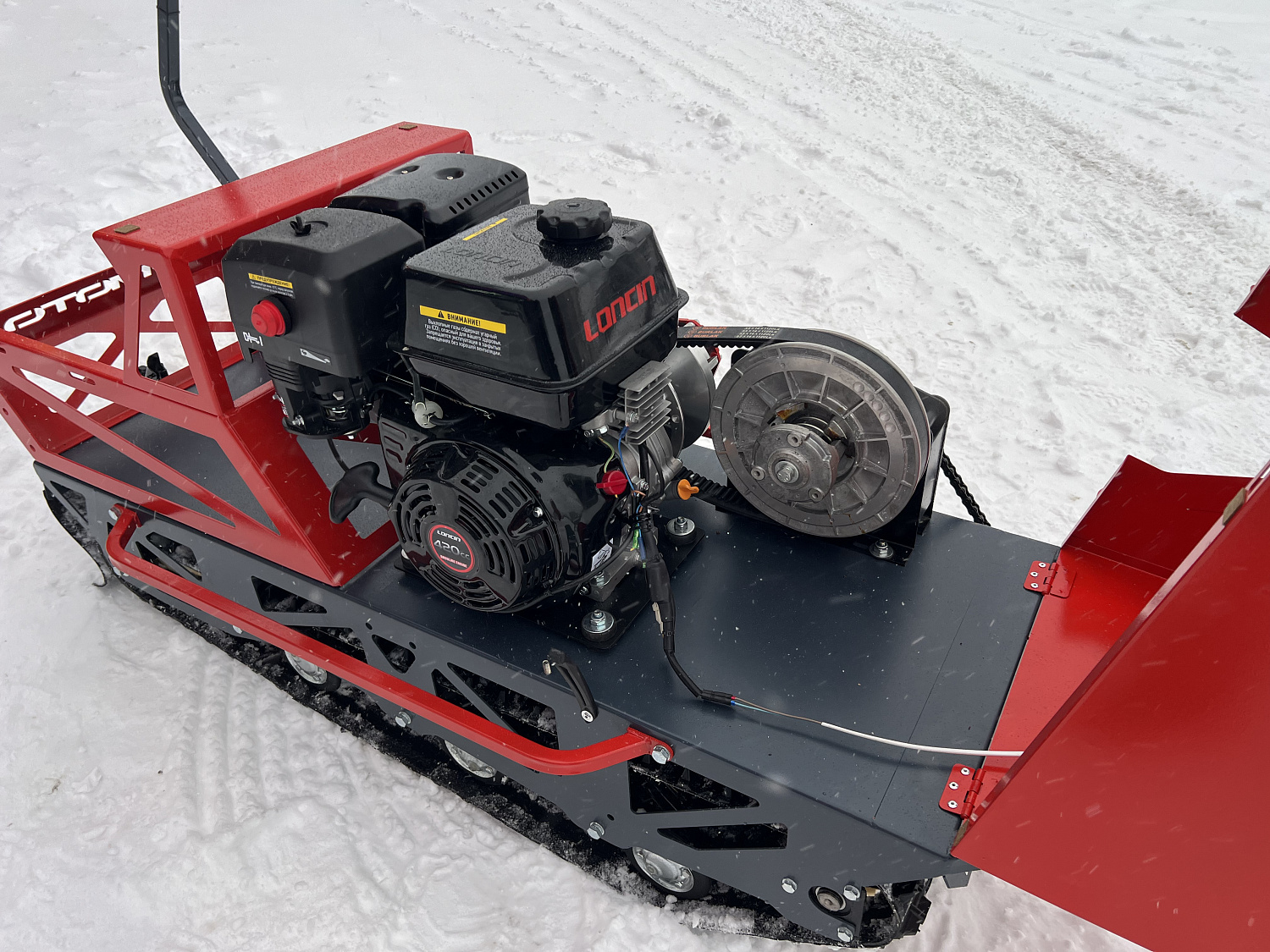 Мотобуксировщик EX-MOTO SNOWDOG S500 15л.с в Грозном