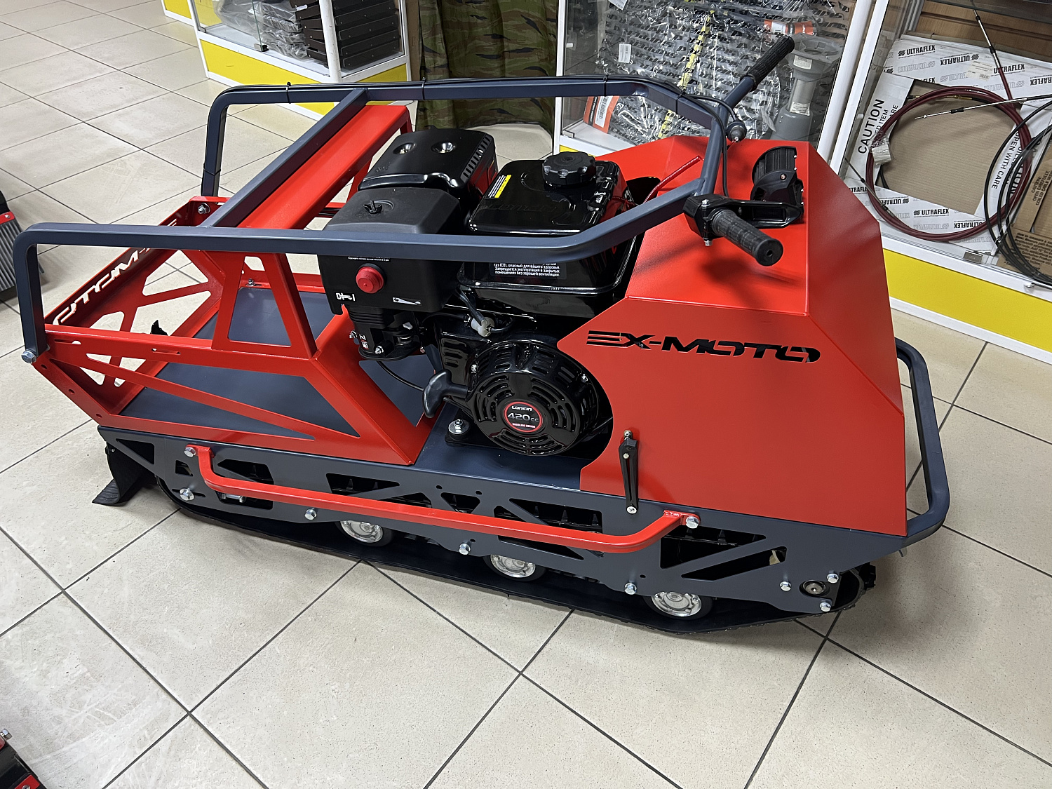 Мотобуксировщик EX-MOTO SNOWDOG S500 15л.с в Грозном