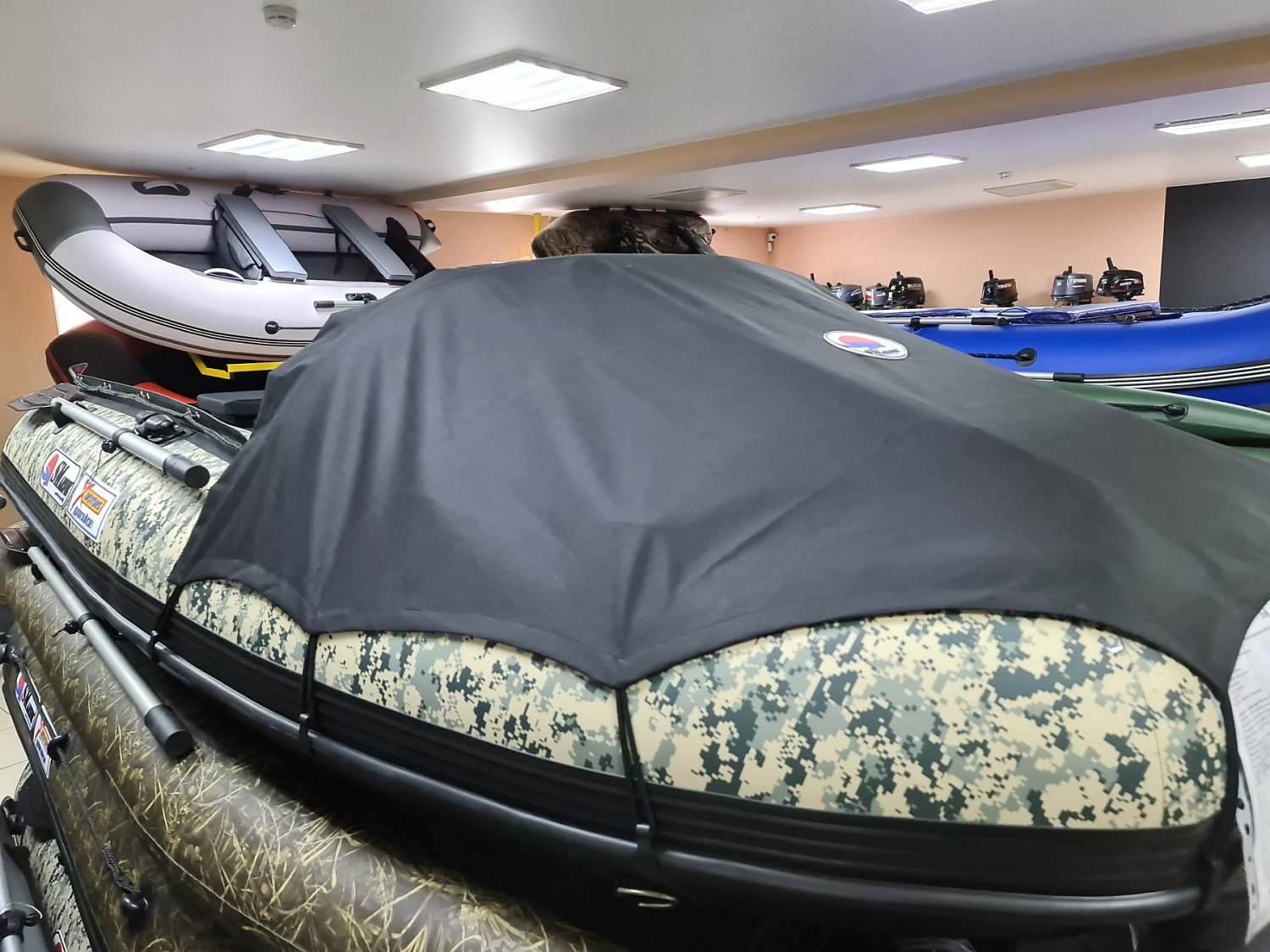 КОМПЛЕКТ НОСОВОГО ТЕНТА К ЛОДКЕ SMARINE SDP MAX 360 ЧЕРНЫЙ в Грозном