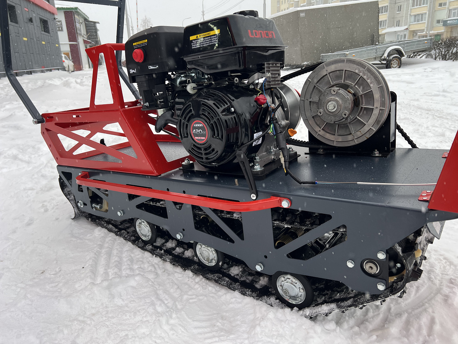 Мотобуксировщик EX-MOTO SNOWDOG S500 15л.с в Грозном