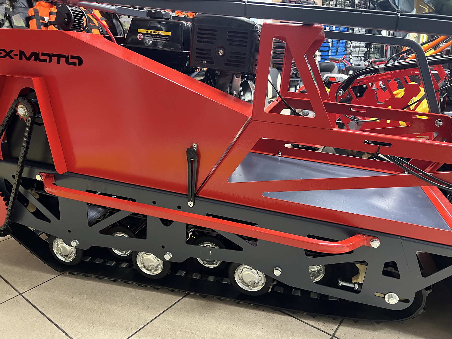 Мотобуксировщик EX-MOTO SNOWDOG S500 15л.с в Грозном