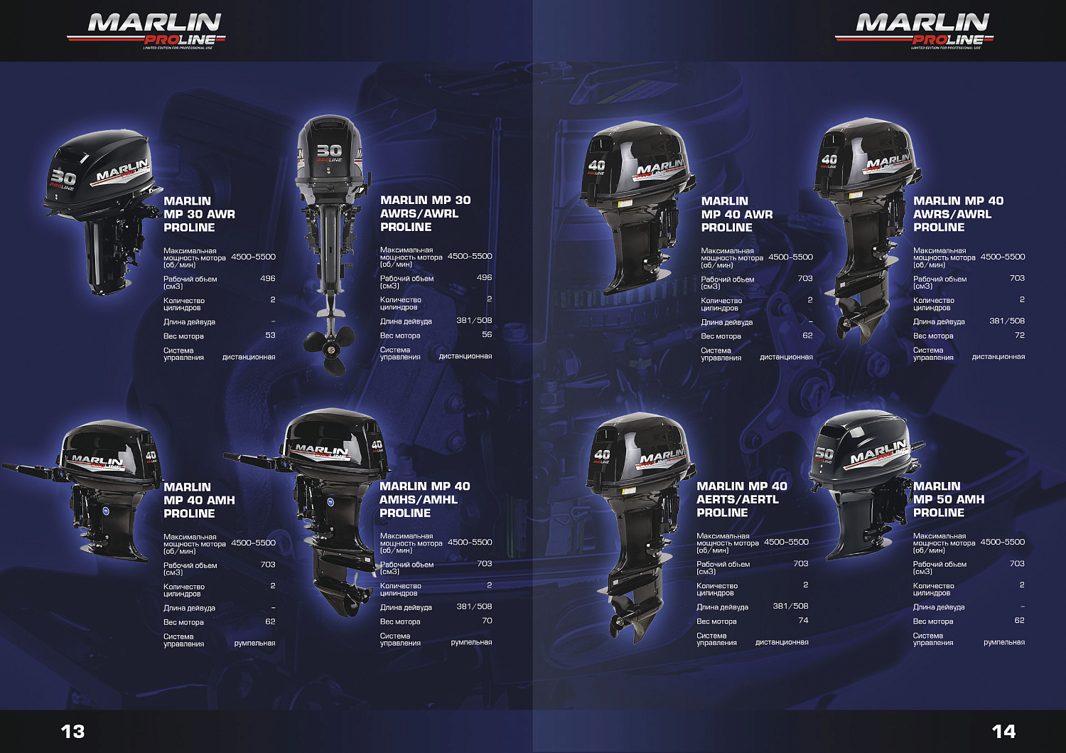 Лодочный мотор MARLIN PROLINE MP 9.9 (20) AWRL FORCE в Грозном