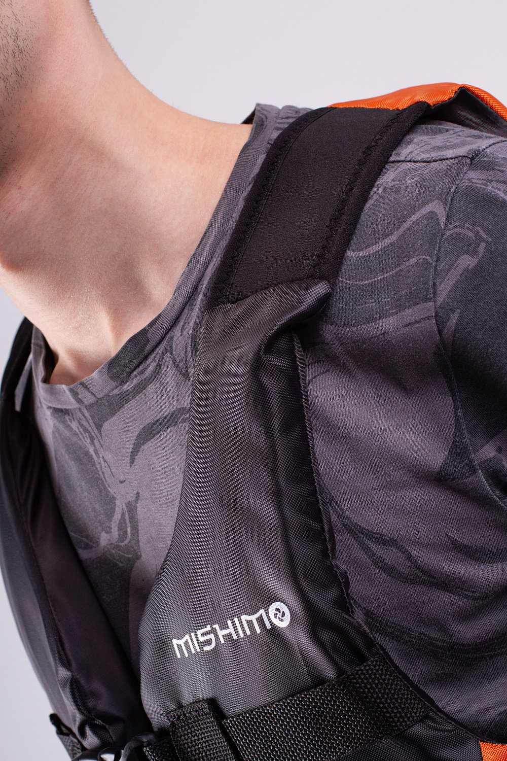 Жилет спасательный MISHIMO PRO Премиум качества Черно-оранжевый в Грозном