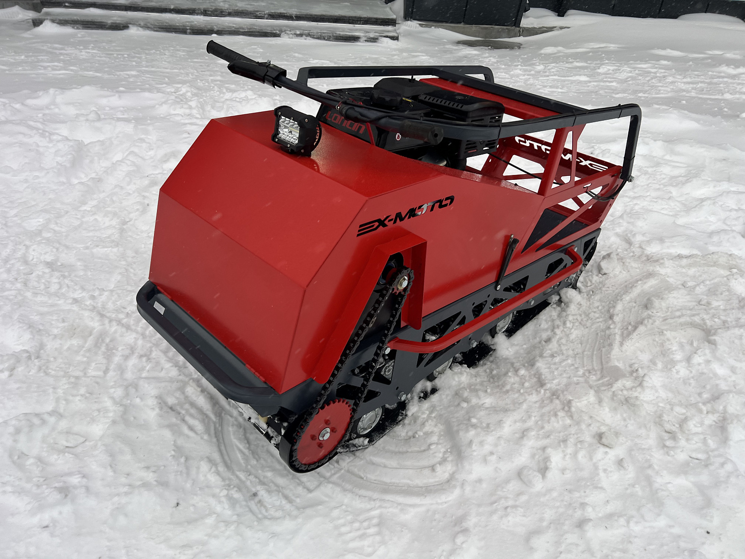 Мотобуксировщик EX-MOTO SNOWDOG S500 15л.с в Грозном