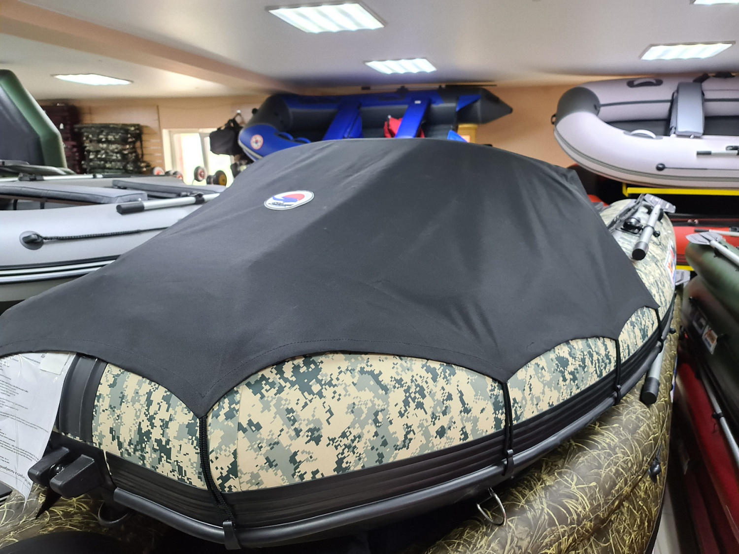 КОМПЛЕКТ НОСОВОГО ТЕНТА К ЛОДКЕ SMARINE SDP MAX 360 ЧЕРНЫЙ в Грозном